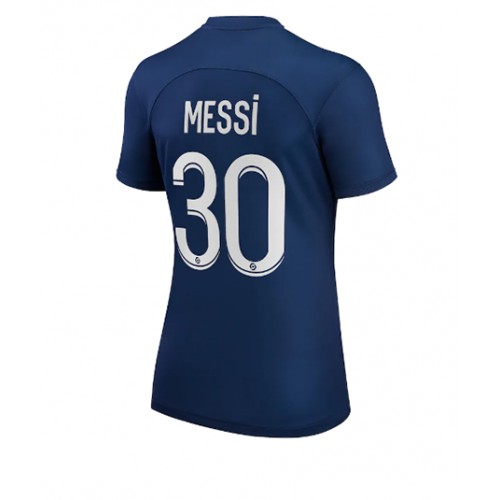 Fotbalové Dres Paris Saint-Germain Lionel Messi #30 Dámské Domácí 2022-23 Krátký Rukáv